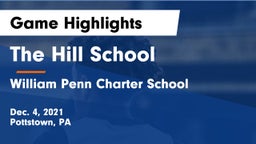 The Hill School vs William Penn Charter School Game Highlights - Dec. 4, 2021