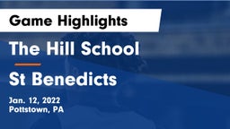 The Hill School vs St Benedicts Game Highlights - Jan. 12, 2022