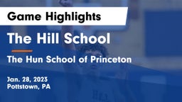 The Hill School vs The Hun School of Princeton Game Highlights - Jan. 28, 2023