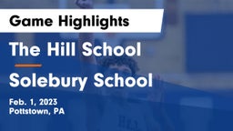 The Hill School vs Solebury School Game Highlights - Feb. 1, 2023