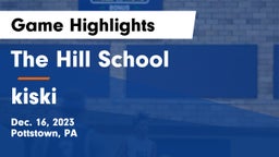 The Hill School vs kiski  Game Highlights - Dec. 16, 2023