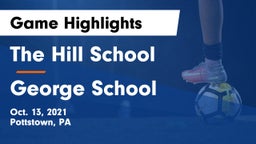 The Hill School vs George School Game Highlights - Oct. 13, 2021