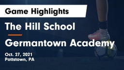 The Hill School vs Germantown Academy Game Highlights - Oct. 27, 2021