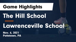 The Hill School vs Lawrenceville School Game Highlights - Nov. 6, 2021