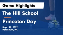 The Hill School vs Princeton Day  Game Highlights - Sept. 28, 2022