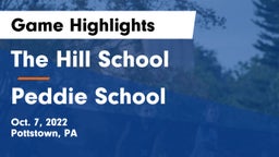 The Hill School vs Peddie School Game Highlights - Oct. 7, 2022