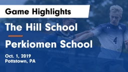The Hill School vs Perkiomen School Game Highlights - Oct. 1, 2019