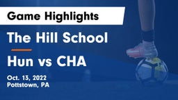 The Hill School vs Hun vs CHA Game Highlights - Oct. 13, 2022