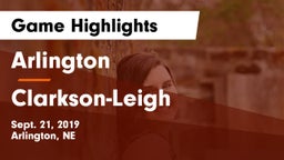 Arlington  vs Clarkson-Leigh  Game Highlights - Sept. 21, 2019