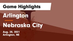 Arlington  vs Nebraska City  Game Highlights - Aug. 28, 2021