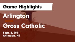 Arlington  vs Gross Catholic  Game Highlights - Sept. 2, 2021