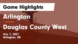 Arlington  vs Douglas County West  Game Highlights - Oct. 7, 2021