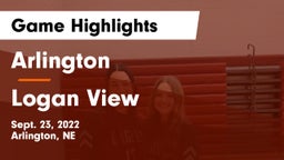 Arlington  vs Logan View  Game Highlights - Sept. 23, 2022