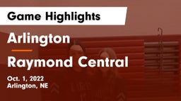 Arlington  vs Raymond Central Game Highlights - Oct. 1, 2022