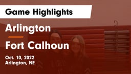 Arlington  vs Fort Calhoun  Game Highlights - Oct. 10, 2022