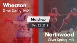 Matchup: Wheaton  vs. Northwood  2016