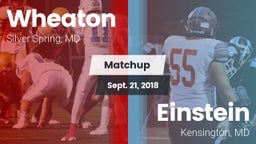 Matchup: Wheaton  vs. Einstein  2018