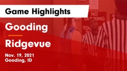 Gooding  vs Ridgevue  Game Highlights - Nov. 19, 2021