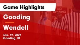 Gooding  vs Wendell  Game Highlights - Jan. 12, 2022