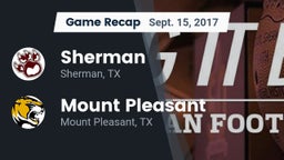 Recap: Sherman  vs. Mount Pleasant  2017