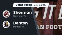 Recap: Sherman  vs. Denton  2017