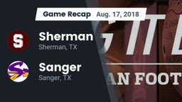 Recap: Sherman  vs. Sanger  2018