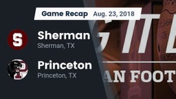 Recap: Sherman  vs. Princeton  2018