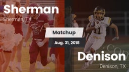 Matchup: Sherman  vs. Denison  2018