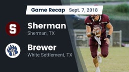 Recap: Sherman  vs. Brewer  2018