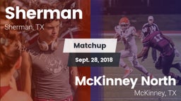 Matchup: Sherman  vs. McKinney North  2018