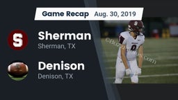 Recap: Sherman  vs. Denison  2019
