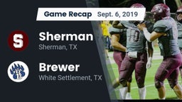 Recap: Sherman  vs. Brewer  2019