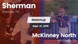Matchup: Sherman  vs. McKinney North  2019