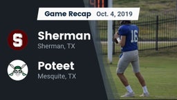 Recap: Sherman  vs. Poteet  2019