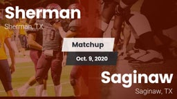 Matchup: Sherman  vs. Saginaw  2020