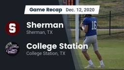 Recap: Sherman  vs. College Station  2020