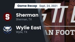 Recap: Sherman  vs. Wylie East  2021