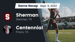 Recap: Sherman  vs. Centennial  2022