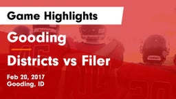 Gooding  vs Districts vs Filer Game Highlights - Feb 20, 2017