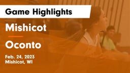 Mishicot  vs Oconto  Game Highlights - Feb. 24, 2023