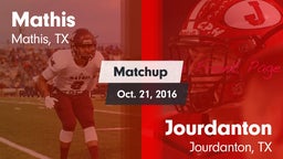 Matchup: Mathis  vs. Jourdanton  2016