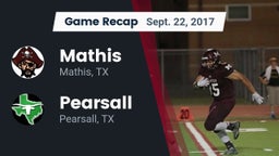 Recap: Mathis  vs. Pearsall  2017