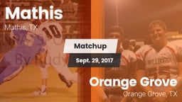 Matchup: Mathis  vs. Orange Grove  2017