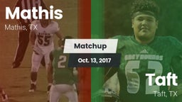 Matchup: Mathis  vs. Taft  2017