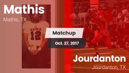 Matchup: Mathis  vs. Jourdanton  2017