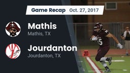 Recap: Mathis  vs. Jourdanton  2017