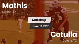 Matchup: Mathis  vs. Cotulla  2017