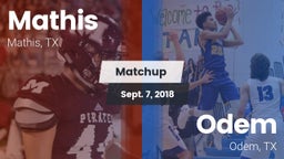 Matchup: Mathis  vs. Odem  2018