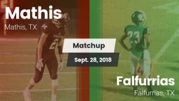 Matchup: Mathis  vs. Falfurrias  2018