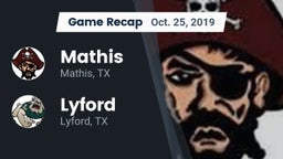 Recap: Mathis  vs. Lyford  2019